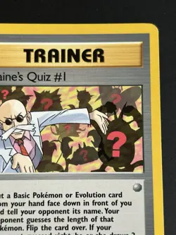 Pokemon TCG Blaine's Quiz #1 97/132 Gym Challenge 1st Edition LP - Image 5