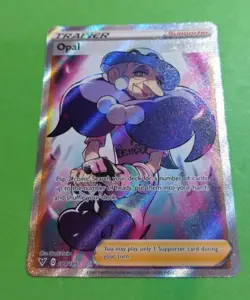 Opal (Full Art) 184/185 Swsh04: Vivid Voltage Holo Pokemon, NM - Image 2