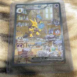 Pokemon TCG Scarlet & Violet Alakazam EX 151 Special Illustration Rare 201/165 - Image 1