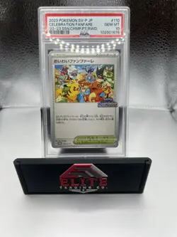 Celebration🔥Fanfare 110/sv-p 22-23 Championship Promo Japanese Pokemon 🔥PSA 10 - Image 3