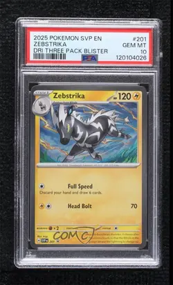 Zebstrika Pokemon Scarlet & Violet Black Star Promo PSA 10 GEM MT - Image 1
