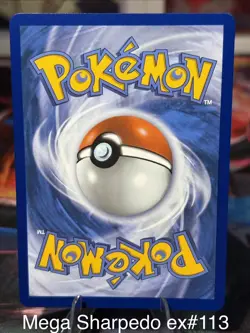 Pokemon 2025 Phantasmal Flames Mega Sharpedo EX 113/094 UR & RR 061/094 NM - Image 2