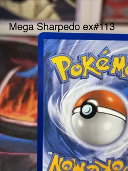 Pokemon 2025 Phantasmal Flames Mega Sharpedo EX 113/094 UR & RR 061/094 NM - Image 3