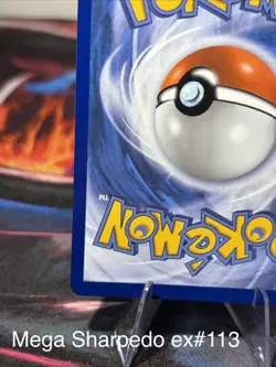 Pokemon 2025 Phantasmal Flames Mega Sharpedo EX 113/094 UR & RR 061/094 NM - Image 4