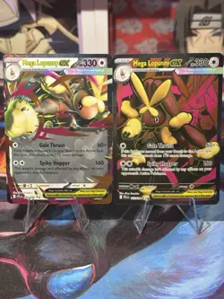 Pokemon 2025 Phantasmal Flames Mega Lopunny EX 115/094 UR & RR 084/094 Near Mint - Image 1