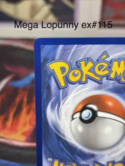 Pokemon 2025 Phantasmal Flames Mega Lopunny EX 115/094 UR & RR 084/094 Near Mint - Image 3
