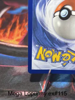 Pokemon 2025 Phantasmal Flames Mega Lopunny EX 115/094 UR & RR 084/094 Near Mint - Image 4