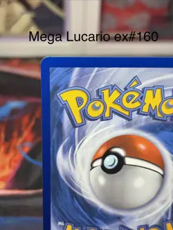 Pokemon 2025 Mega Evolution Mega Lucario EX 160/132 UR & RR 077/132 Near Mint - Image 3