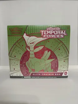 Pokemon TCG - Temporal Forces Elite Trainer Box Iron Leaves New Sealed - Image 1