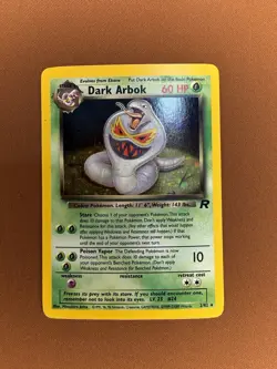 Pokemon TCG Dark Arbok Team Rocket 2/82 Holo Rare 1999 - Image 1