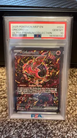 2025 POKEMON MEP EN-ME BLACK STAR PROMO #024 ORICORIO EX PSA 10 - Image 1