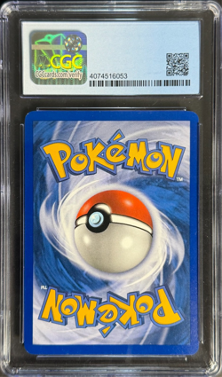 Pokemon Entei Gold Star 2005 EX Unseen Forces 113/115 Holo CGC 9 - Image 2