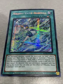 Yu-Gi-Oh! TCG Mikanko Water Arabesque MP24-EN136 Prismatic Secret Rare NM/M - Image 2