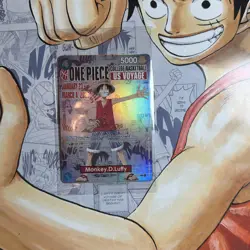One Piece Monkey D. Luffy US College Basketball Promo Card - Image 5