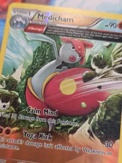 Medicham 81/160 XY Primal Clash Reverse Holo Rare Pokemon Card - Image 2