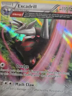 Excadrill 97/160 XY Primal Clash Holo Rare Half Art Pokemon Card - Image 2
