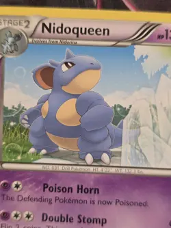 Nidoqueen 42/116 B&W Plasma Freeze Rare Pokemon Card - Image 2