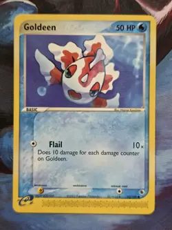 Goldeen 55/109 ex Ruby & Sapphire Common Pokemon Card - Image 1