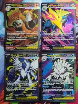 Mega Ultra Rare Set 4x Cards Mega Evolution & Phantasmal Flames - Image 1