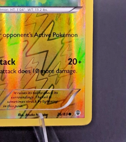 Pikachu 26/83 Generations REVERSE HOLO Pokemon Card 2016 20th Anniv. NM/LP - Image 3