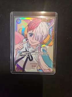 One Piece Card Game Uta OP02-120 SEC Paramount War Japanese Film Alt Art - Image 1