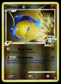 Pokemon Card - Whiscash E4 Rising Rivals 54/111 Uncommon Reverse Holo - Image 1