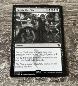 x1 Empty the Pits M MTG Khans of Tarkir M/NM, English - Image 1