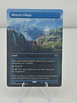 Mistrise Village (Borderless) Tarkir: Dragonstorm Regular - Image 1