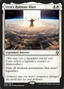 x1 Urza's Ruinous Blast R MTG Dominaria M/NM, English - Image 1