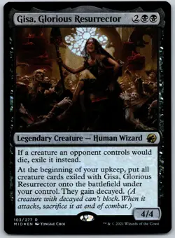 Gisa, Glorious Resurrector Foil R Innistrad: Midnight Hunt 103 NM - Image 1
