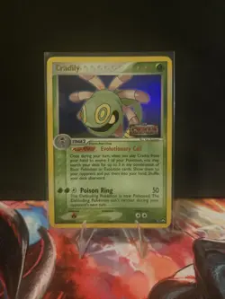 Cradily 7/108 Reverse Holo EX Power Keepers Pokemon Card Stamped LP - Image 1