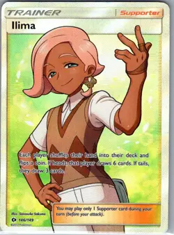 Ilima (Full Art) 146/149 SM Base Set - Pokemon Card - LP - Image 1