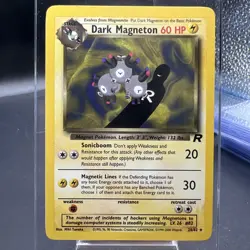 Pokemon TCG Dark Magneton 28/82 Team Rocket Regular - Image 1