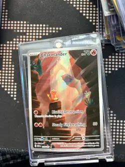 Pokemon TCG Scarlet & Violet Charmander Holo Card 168/165 NM/Mint Condition - Image 1
