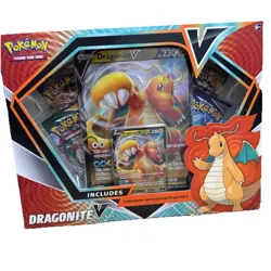 Pokemon Dragonite V Box Factory Sealed TCG Promo Oversized Card - Image 1