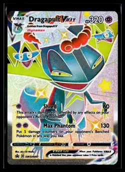 2021 TCG Pokemon #SWSH097 Dragapult VMAX Holo SWSH Black Star Promos - Image 1