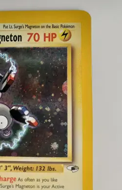 MP - Pokemon Holo Lt. Surge's Magneton 8/132 - Gym Heroes Unlimited - Image 2