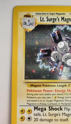 MP - Pokemon Holo Lt. Surge's Magneton 8/132 - Gym Heroes Unlimited - Image 5