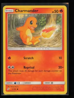 Charmander 11/181 Pokemon Team Up Common Near Mint - Image 1