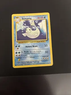 Dewgong 25/102 Base Set Unlimited Uncommon Pokemon Card LP WOTC - Image 1