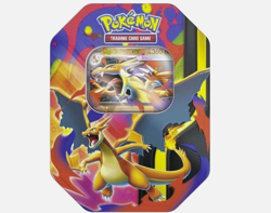 Pokemon TCG Mega Charizard Ex Tins Assorted Set Of 2 Release 2/20 - Image 2