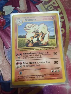 Arcanine 23/102 – Base Set Unlimited – Uncommon – LP – Pokemon TCG - Image 1