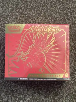 Pokemon TCG Scarlet and Violet Base Set ETB Elite Trainer Box Koraidon Sealed - Image 1