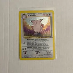 Pokemon TCG Clefable Holo 1/64 Jungle Base Set. Pk000955 - Image 1
