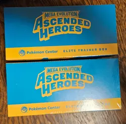 2x Ascended Heros Pokemon Center Elite Trainer Box ETB New Sealed - Image 2