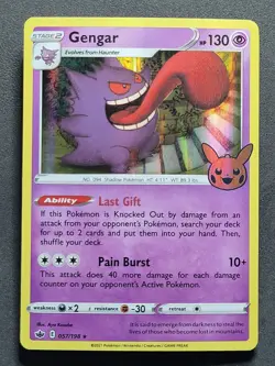 🎃 Gengar & Mewtwo Trick or Trade Holo Rare Set Pokemon TCG - Image 2
