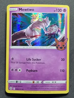 🎃 Gengar & Mewtwo Trick or Trade Holo Rare Set Pokemon TCG - Image 4