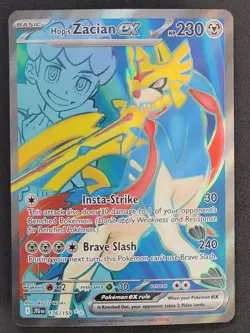 Hop's Zacian ex 176/159 Ultra Rare Journey Together Pokemon TCG - Image 1