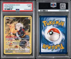 MINT 2022 POKEMON SWSH FA/PIKACHU LOST ORIGIN TG05/TG30 PSA 9 - Image 3