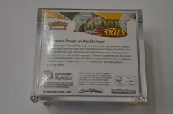 Pokemon TCG Sword & Shield Evolving Skies Booster Box Sealed With Acrylic Case - Image 4